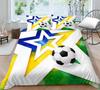 Copripiumino da calcio, Federa, Biancheria da letto, Copripiumino per camera da letto, Set per letto matrimoniale full size, 2/3 pezzi in morbido tessuto in microfibra per la casa