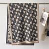 Cat Print Winter Warm Cashmere Scarf for Women Luxury Thick Blanket Shawl Wraps Pashmina Neckerchief Lady Poncho Echarpe