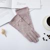 Damen Sonnenschutzhandschuhe Neue Frühling und Sommer Fahrhandschuhe Spitze Schleife Reiten Rutschfest Dünne Touchscreen-Handschuhe