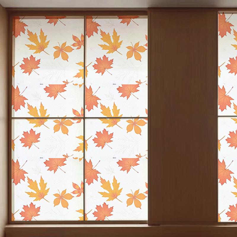 1Roll Electrostatic Stickers Reusable Glass Window Decals Anti-UV Glass Sticker Waterproof Window Film Home Decoration