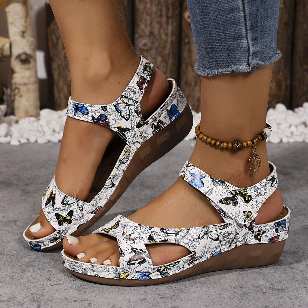 Fashion 2025 New Women Flat Sandals Trend Lightweight Casual Wedges Shoes Woman Summer Fashion Outdoor Sandals Women Sandalias De Mujer