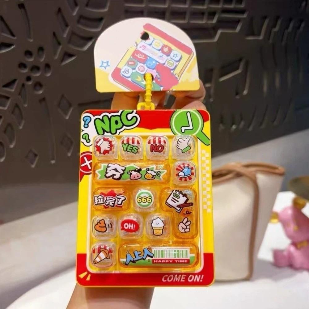Creative Vertical Keyboard Key Pendant Mini Keyboard Decompression Toy Keyboard Toy Party Favors