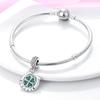 Latest In Genuine Copper Four-Leaf Clover Charm Bead Elements Fits Pandach Authentic Bracelets For Women Jewelry Creation Anniversary Gifts