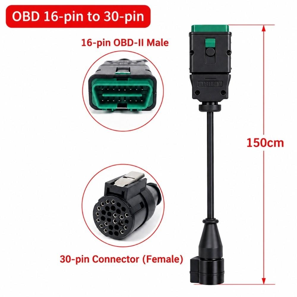 Green OBD Plug Diagnostic Main Cable Diagnostic Tool Adapter for OBD2 Diagnostic Tool