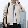 Spring and Autumn Jackets for Men Long Sleeve Regular Coats Men Jacket Solid Daily Casual Bomber Jacket