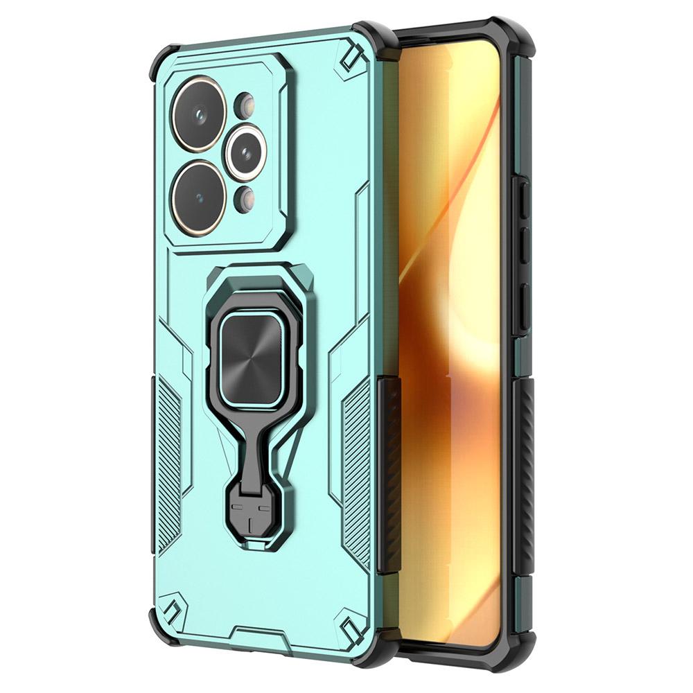 For Realme 15 Pro 5G Case Rotatable Ring Kickstand PC+TPU Shockproof Phone Cover