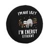 Custom Lazy Sloth Spare Tire Cover for Jeep Hummer SUV RV 4x4 Car Wheel Protectors Accessories 14" 15" 16" 17" Inch