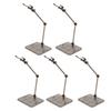 5 Pcs Action Figure Stand Black Plastic Doll Model Display Holder Support Stand for 1144 Toy