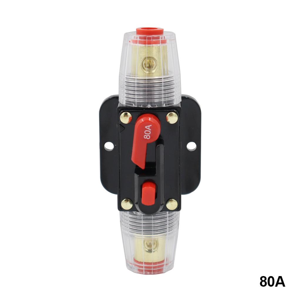 Automobile Truck Resettable Fuse Short Protection Fuse Holder Resettable Circuit Breaker 20A 30A 40A 50A 60A 80A 100A 125A 150A