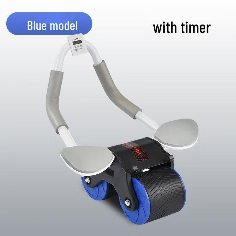 Multi-use Automatic Rebound Ab Wheel Trainer - Elbow Support for Home Abs Workout