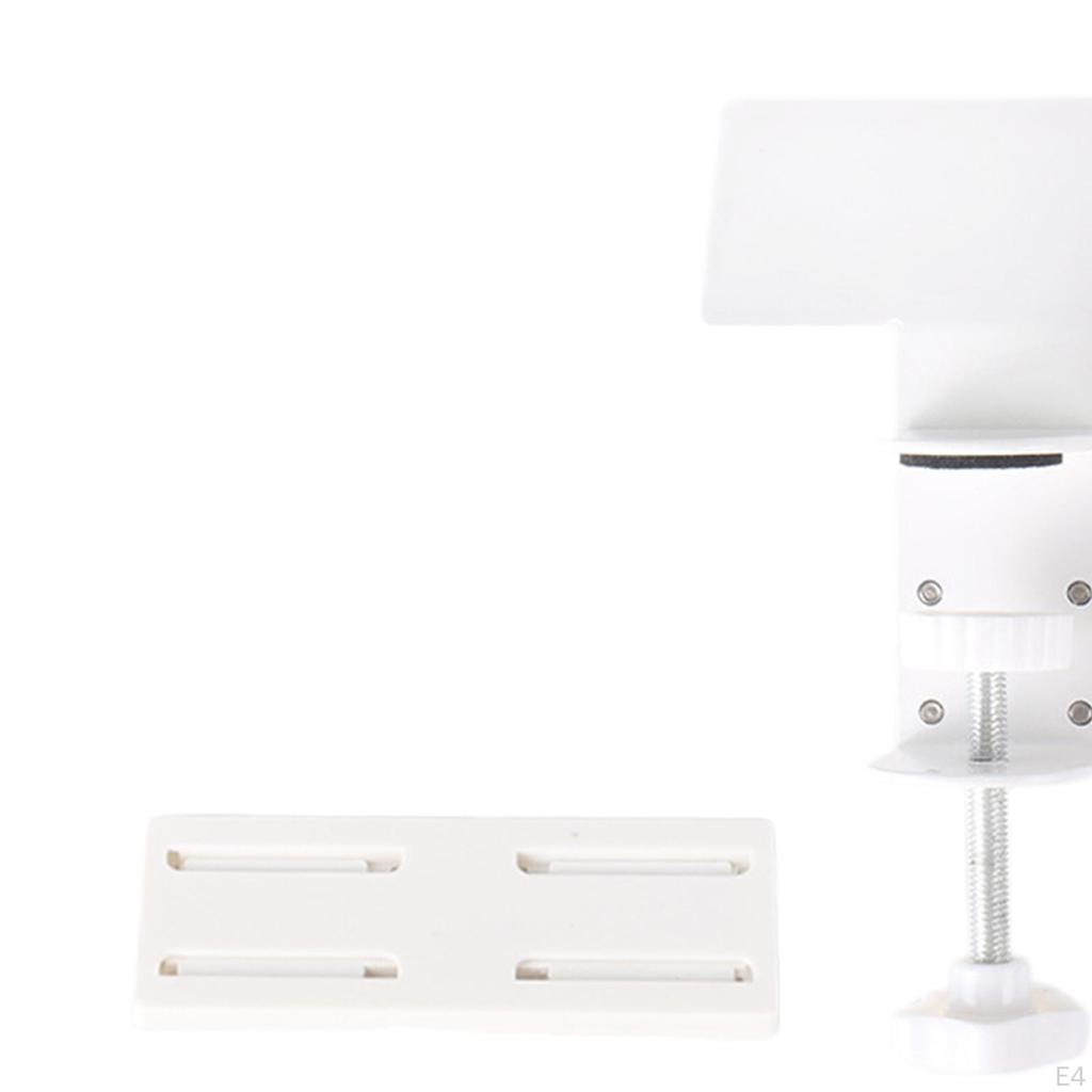 Desk Mount for Power Strip Cable Organizer Convenient Removable Clamp On Holder