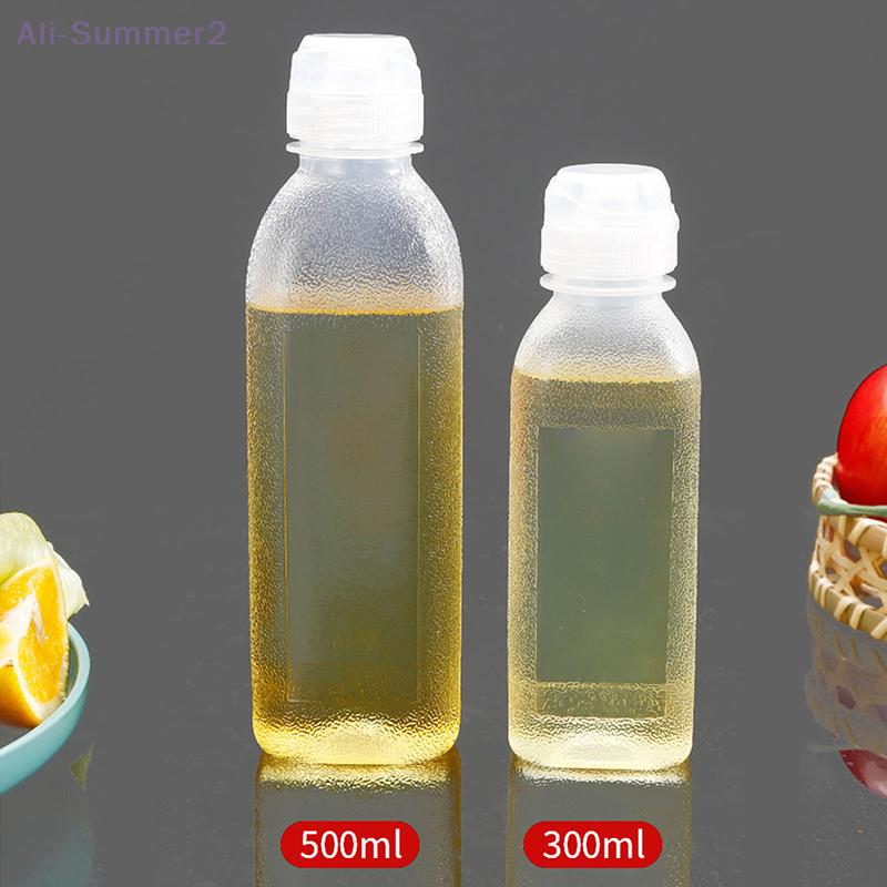 {MX} 300/500/1000ML Plastic Seasoning Squeeze Bottle Kitchen Oil Dispenser Bottle For Salad BBQ Sauce Condiment Container