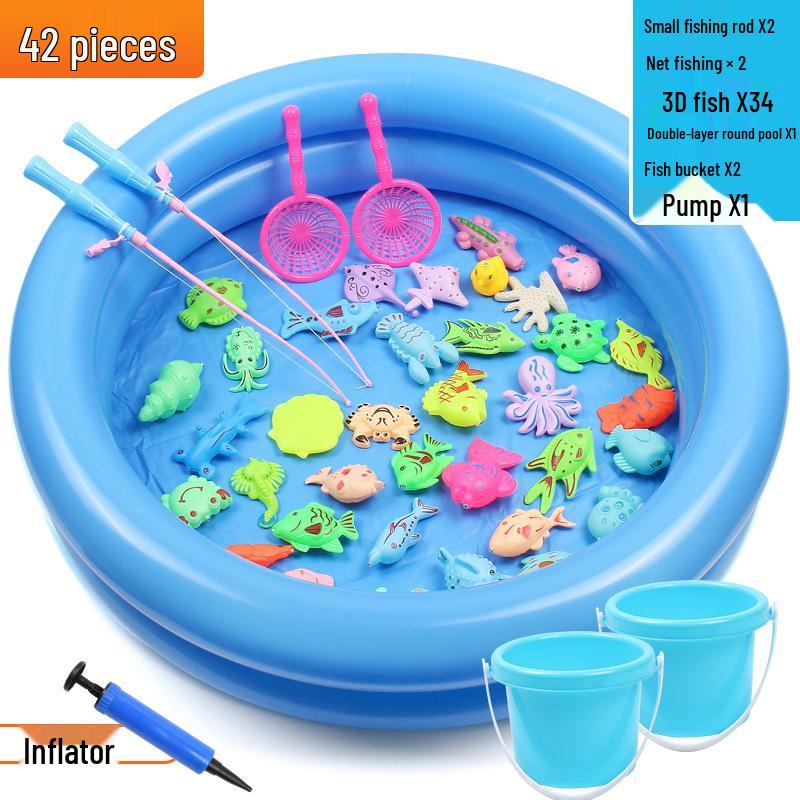 Children's Magnetic Fishing Toy Set – Summer Educational Role-Playing Game for Kids