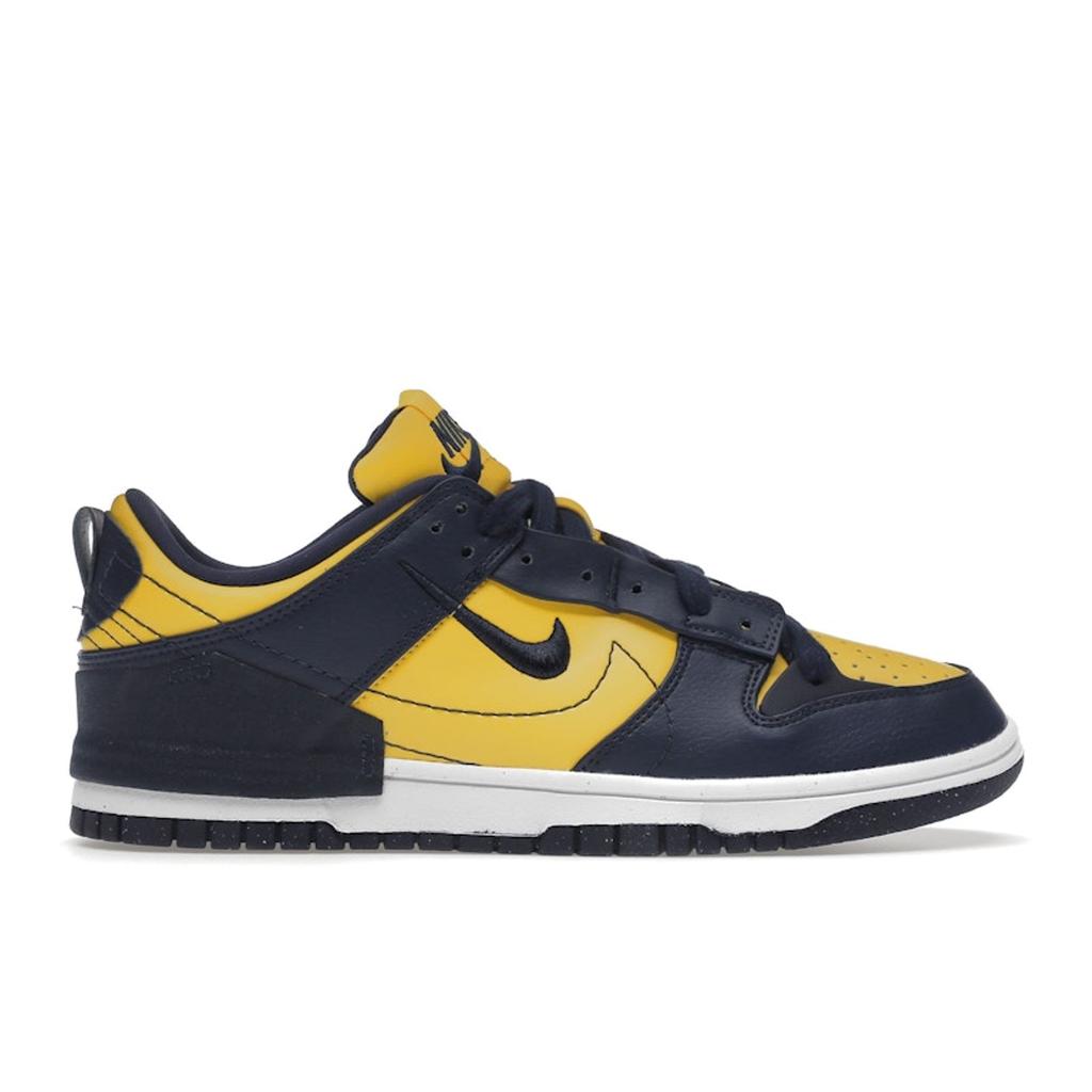 Nike Dunk Low Disrupt 2 Michigan Women Sneakers Blue Varsity-Maize Midnight-Navy DV4024-400