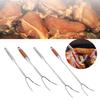 Carving Fork for Meat Easy to Clean and Use Multipurpose Kitchen Utensils Handheld 304 Stainless Steel for Serving Carving