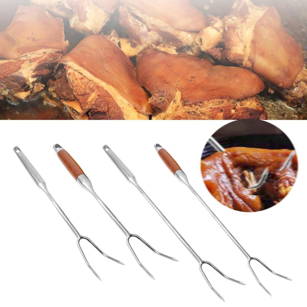 Carving Fork for Meat Easy to Clean and Use Multipurpose Kitchen Utensils Handheld 304 Stainless Steel for Serving Carving
