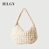 Cloud Pleated Big Bag Woman Leisure Personality Lightweight Large Capacity Dumpling Bag Messenger Bag Commuting