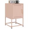Nightstand Pink 36 x 39 x 60.5 cm Steel