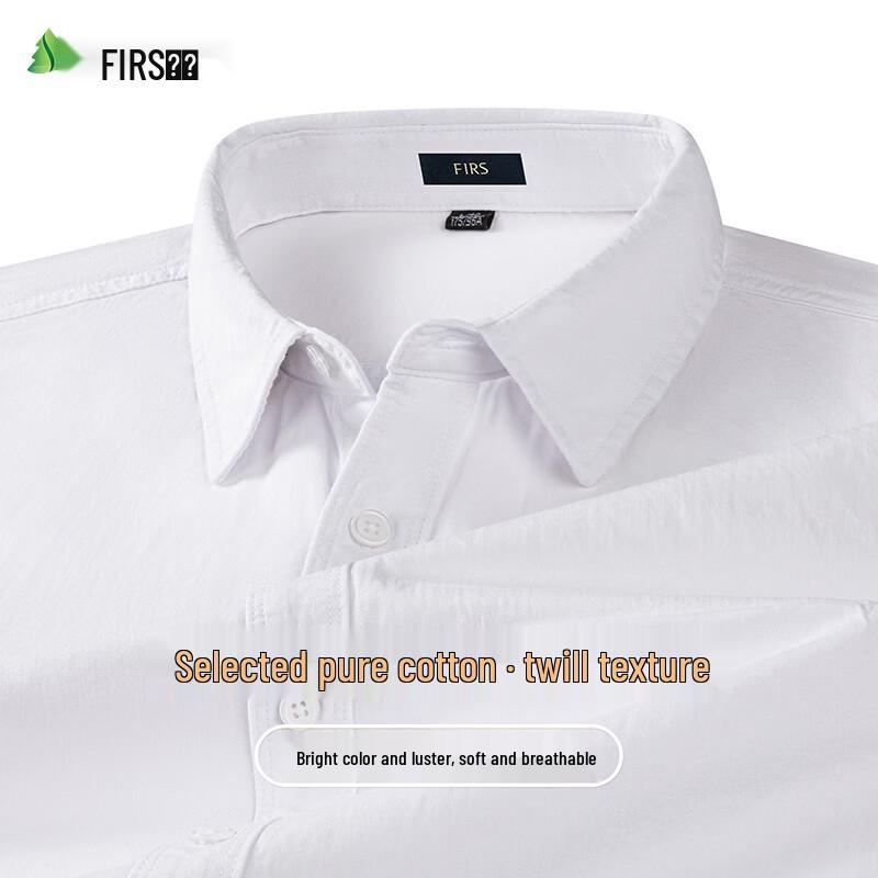 Men s Pure Cotton Short Sleeve Business Shirt 2XL