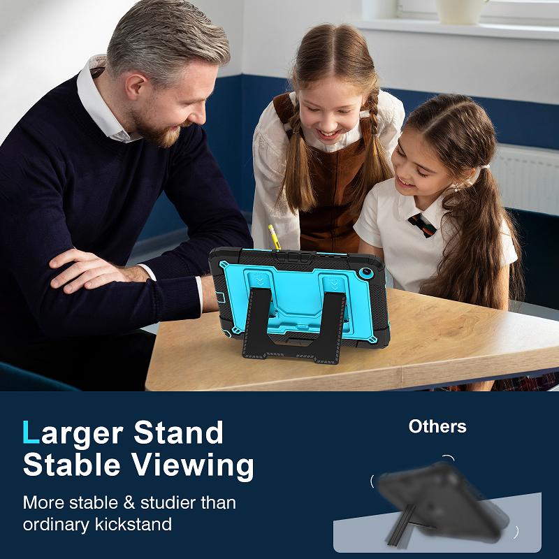 Funda for Samsung Galaxy Tab A11 Plus 11 A9 Plus 11"Case Shockproof Safe PC Silicon Hybrid Stand Tablet Cover Galaxy Tab A11 8.7