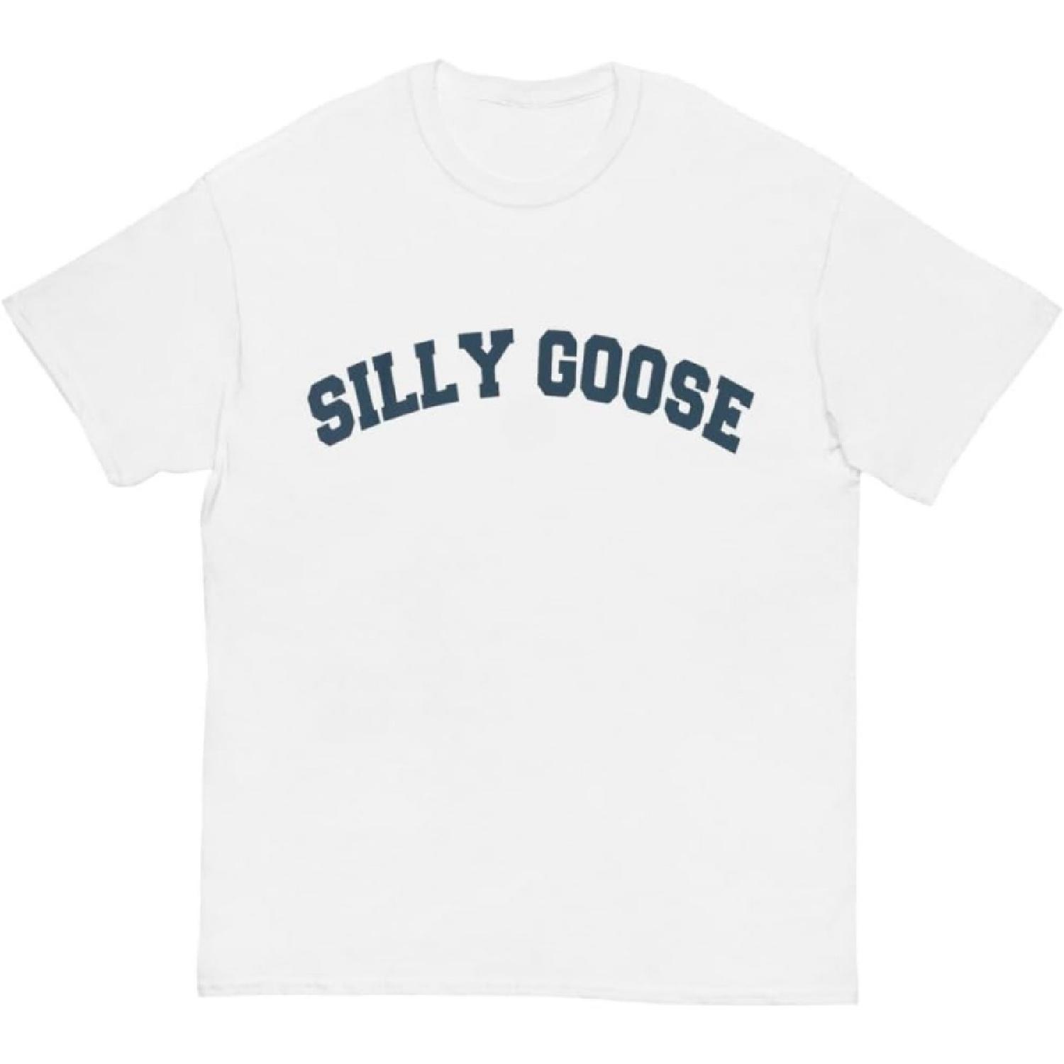 Рубашка  Глупый Гусь  – Смешная футболка с гусем для мужчин и женщин – Причудливая футболка с животным юмором, подарок S