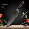 Chef Knife 7cr17 Color Wooden Handle Meat Cleaver 8 Inch Kitchen Knife 3.5Inch Fruit Knife