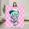 Trickcal Chibi Go Chibi sabo Warm Soft Blanket Kids Adult Plush Bedding Throws Fluffy Bedroom Flannel Bedspread Sofa Bed Cover