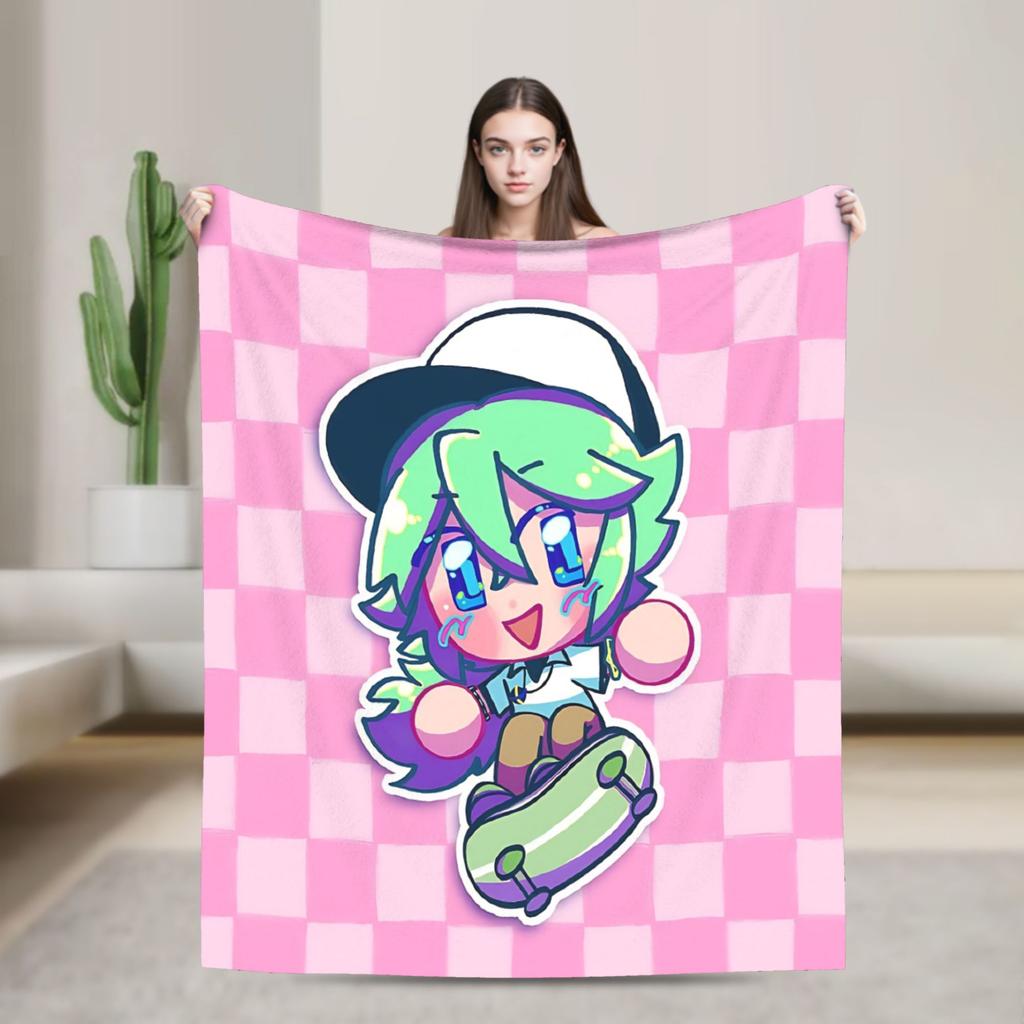 Trickcal Chibi Go Chibi sabo Warm Soft Blanket Kids Adult Plush Bedding Throws Fluffy Bedroom Flannel Bedspread Sofa Bed Cover