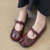 IPPEUM Women Tabi Shoes Ballet Flats 2025 New Split Toe Ballerina Flat With Bow Mary Janes Shoes