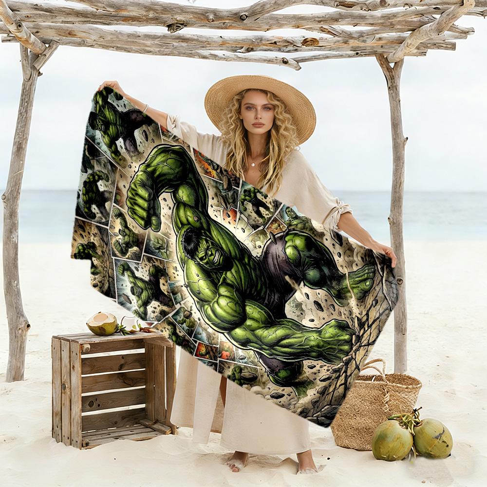 Hulk Beach towel for beach travel lightweight Oversized, foldable, portable, travel beach towel Vibrant Pattern Perfect Birthday Christmas Gift Idea