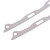2 Stuks Gebroken Openingsspleet Verrotte Gesp Reparatiebeugel Voor 8e Generatie Civic Fd Fd2 Voorbumper Reparatie Metalen Plaat Gesp