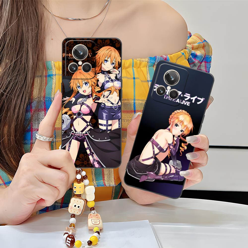 Date a Live Yamai Kaguya Matte TPU Mobile Phone Case for Realme 15 14 13 12 11 10 9 Pro Plus T i Lite 5G Colorful Printing Cover