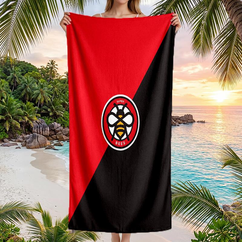 Brentford Football Beach Towel Soft Microfiber Summer Towel Quick Dry Absorbent Towel for Beach Swimming Pool Travel