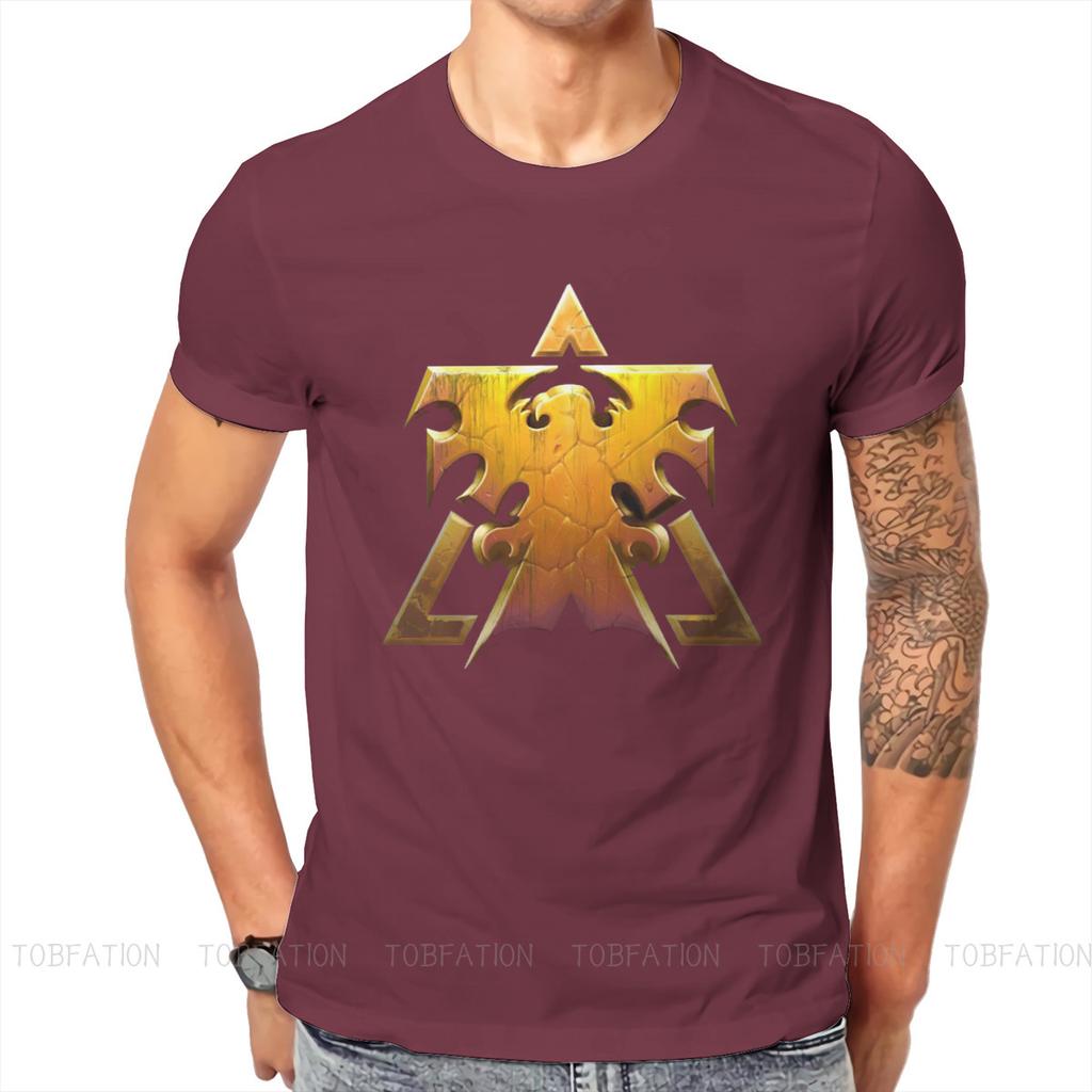 Starcraft Spiel Terran Logo T-Shirt Klassisch Grunge Hohe Qualität T-Shirt Locker Rundhals Herren Kleidung