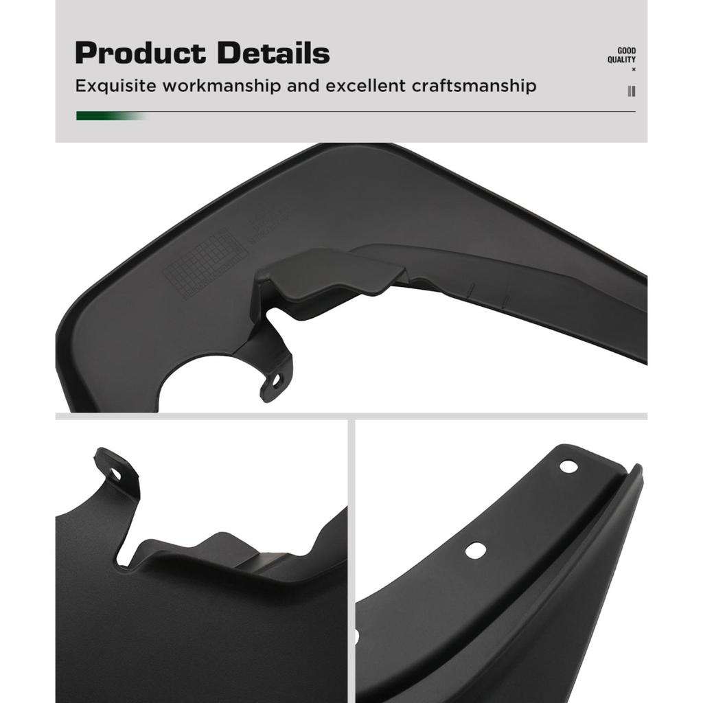 4PCS Car Mud Flaps Splash Guards Mudguards Car Mud Flaps Compatible with Ford RANGER 2024