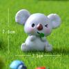 4Pcs Cartoon Cute Koala Micro Landscape Gardening Pottery Small Ornament Cute Mini Koala Diy Accessories