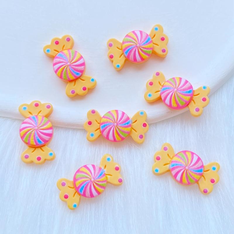 10/20Pcs New Resin Mini Candy / Lollipop Series Flat back Cabochons Scrapbooking DIY Jewelry Craft Decoration Accessories