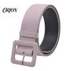 Waist Decor Fabric Covered Cincher with Square Buckle, Belt for Formal Coat Accessory Women, Adjustable Perforated Decorative Windbreakers Coats