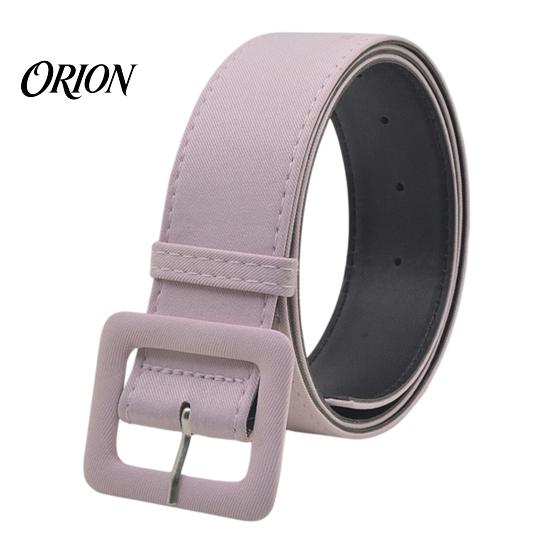 Waist Decor Fabric Covered Cincher with Square Buckle, Belt for Formal Coat Accessory Women, Adjustable Perforated Decorative Windbreakers Coats