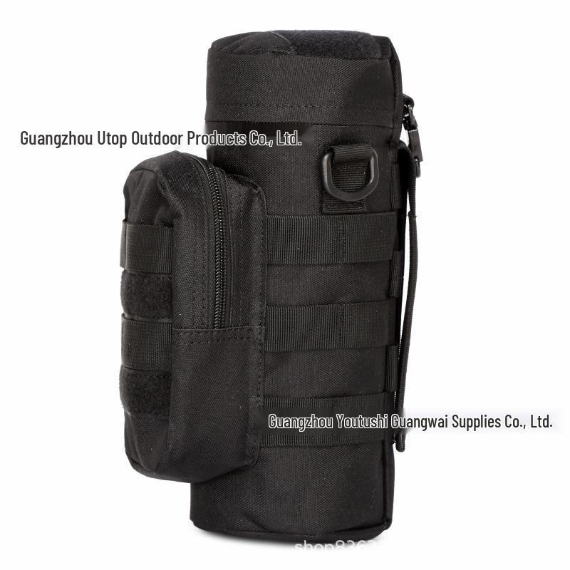Tactical Multifunctional Water Bottle Pouch with Molle System - Outdoor Military Waist-Mounted Bag