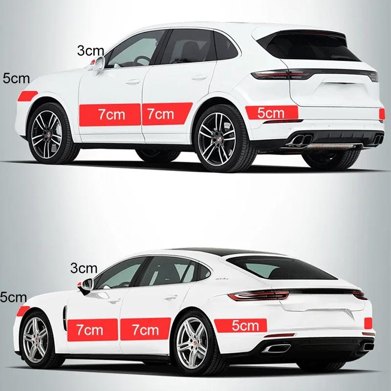 Autocolant auto din fibră de carbon nano bandă de protecție cu pastă DIY oglindă laterală pentru prag de ușă Bandă anti zgârieturi Film de protecție impermeabil