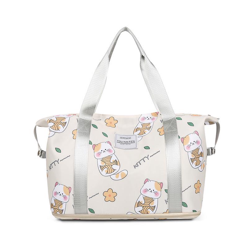 Büyük Kapasiteli Seyahat Düzenleyici: Kıyafetler, Kısa Seyahatler ve Kuru/Islak Ayrımı için Çok Yönlü Saklama Çantası