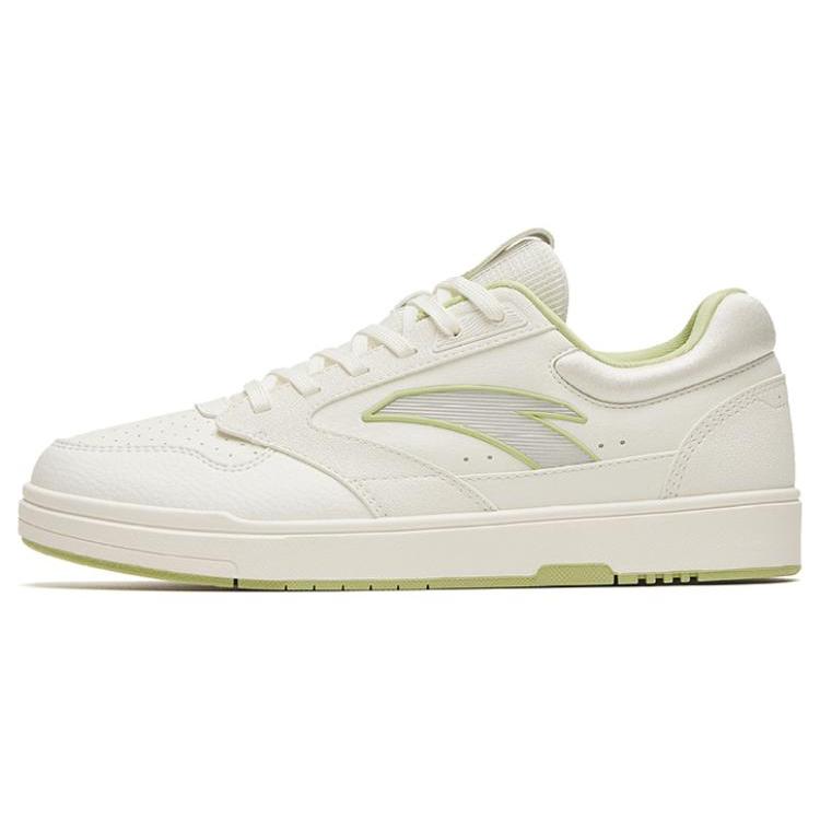 

New Anta Anti Slip Wear Resistant Low Top Skateboard Shoes Women s White Green 122328018-3 38