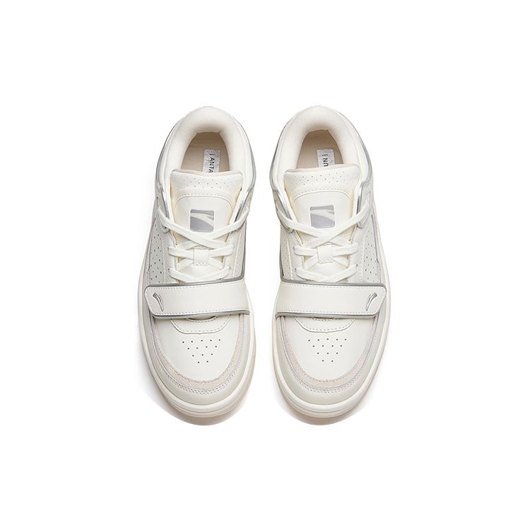 Anta Durable Low-Top Skate Shoes Women Sneakers Silver 122238015A-3