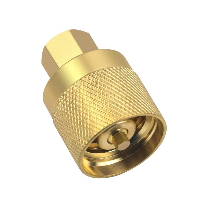 

RE7141F Forklift Propane Tanks Connection Adapter Valves Fuel Adapter for Maintenance Personnel & Warehouse Managers 1