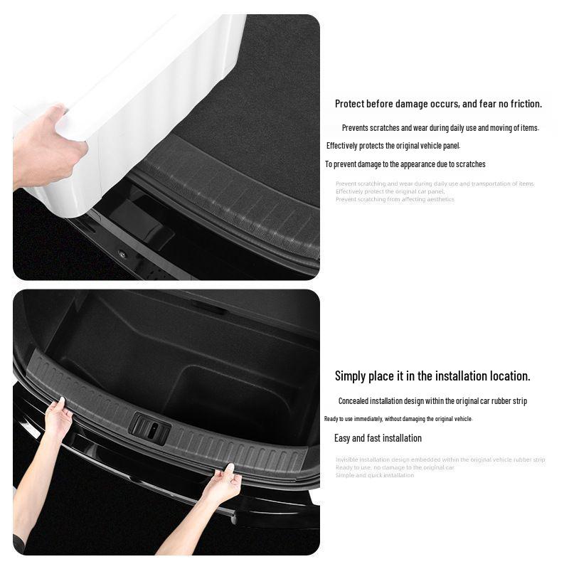 Xiaomi YU7 Trunk & Door Sill Protection Strip - Anti-Scratch Car Decor Accessory