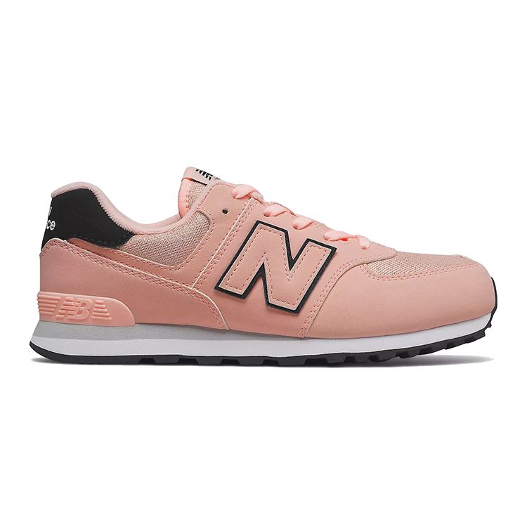New Balance 574 Big Kid Fashion Metallic - Cloud Pink Kids Sneakers Black GC574FC2
