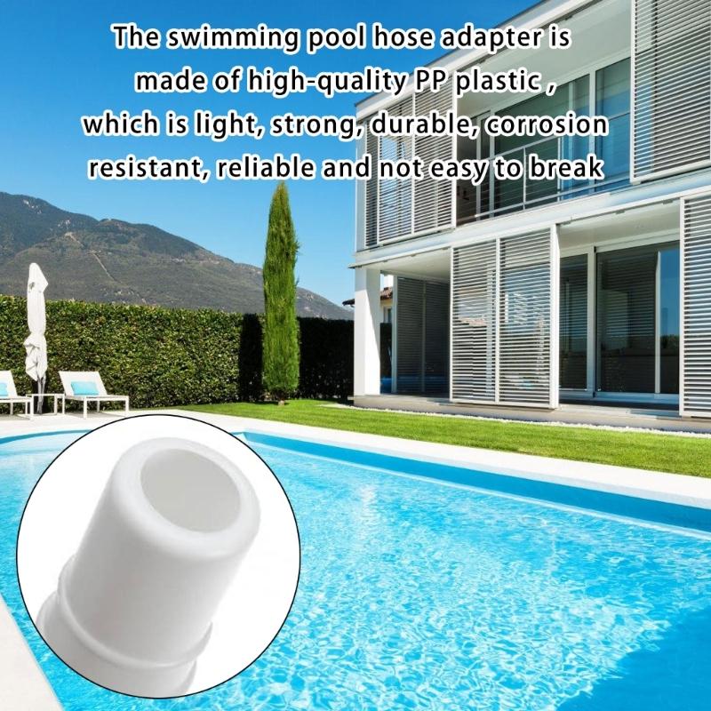 Plastikowy Adapter Węża Podciśnieniowego Plastikowe Złącze Węża Basenowego Filtr Pompa Złączka Węża Basenowego Część Wyposażenia Basenu