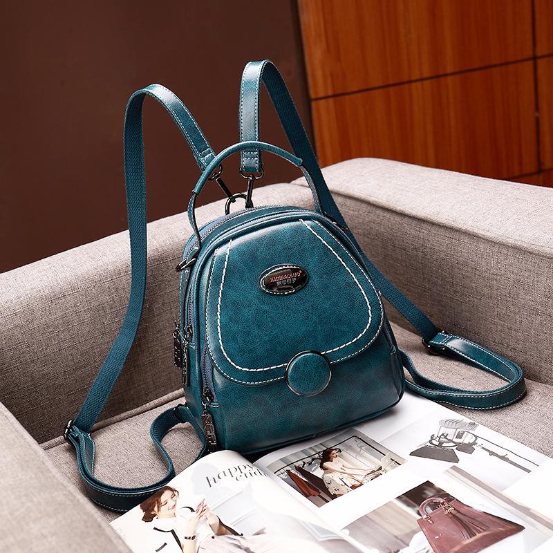 2025 Summer Retro European & American Crossbody Single-Shoulder Women's Backpack