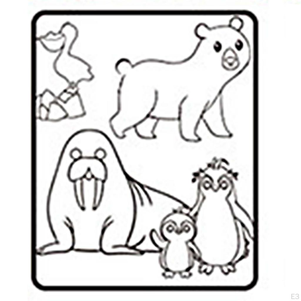 Educational Coloring Books Water Doodle Activity Set Drawing Toys Travel Scribble